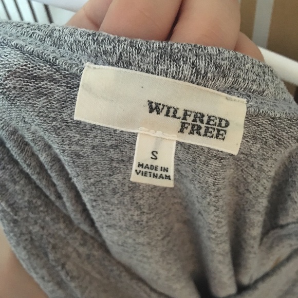 SOLD Aritizia Wilfred Free grey cutout dress - Picture 3 of 3